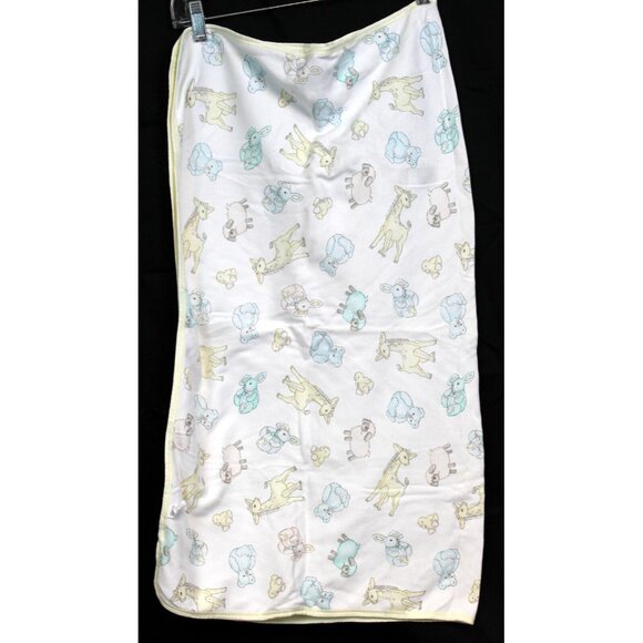 Carter's Baby Cotton Receiving Blanket Baby Animal Bear Giraffe Lamb Duck Unisex - Picture 2 of 8